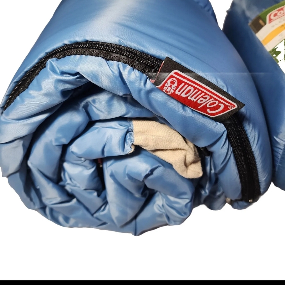 NEW Coleman Sleeping Bag Sun Ridge Adult Regular Durable Portable Comfort 40-60° - Picture 5 of 9